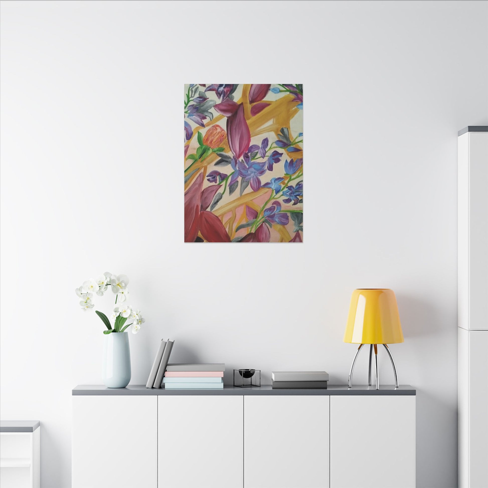 'A Dream of Flowers' Canvas