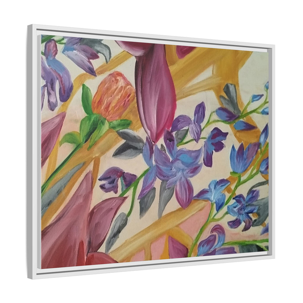'A Dream of Flowers' Framed Canvas Art