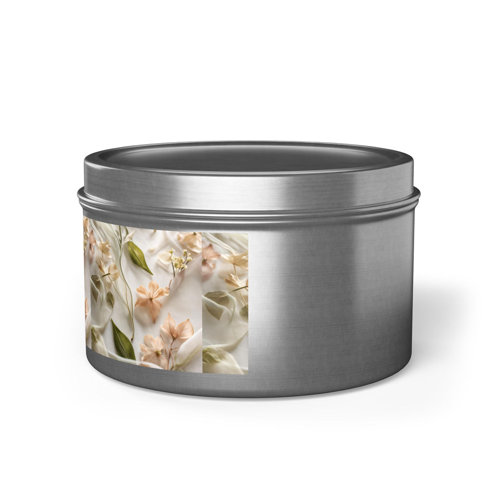 Botanical Elegance Tin Candles