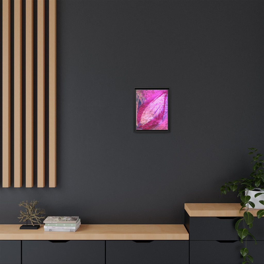 'A Bloom' Framed Canvas Art