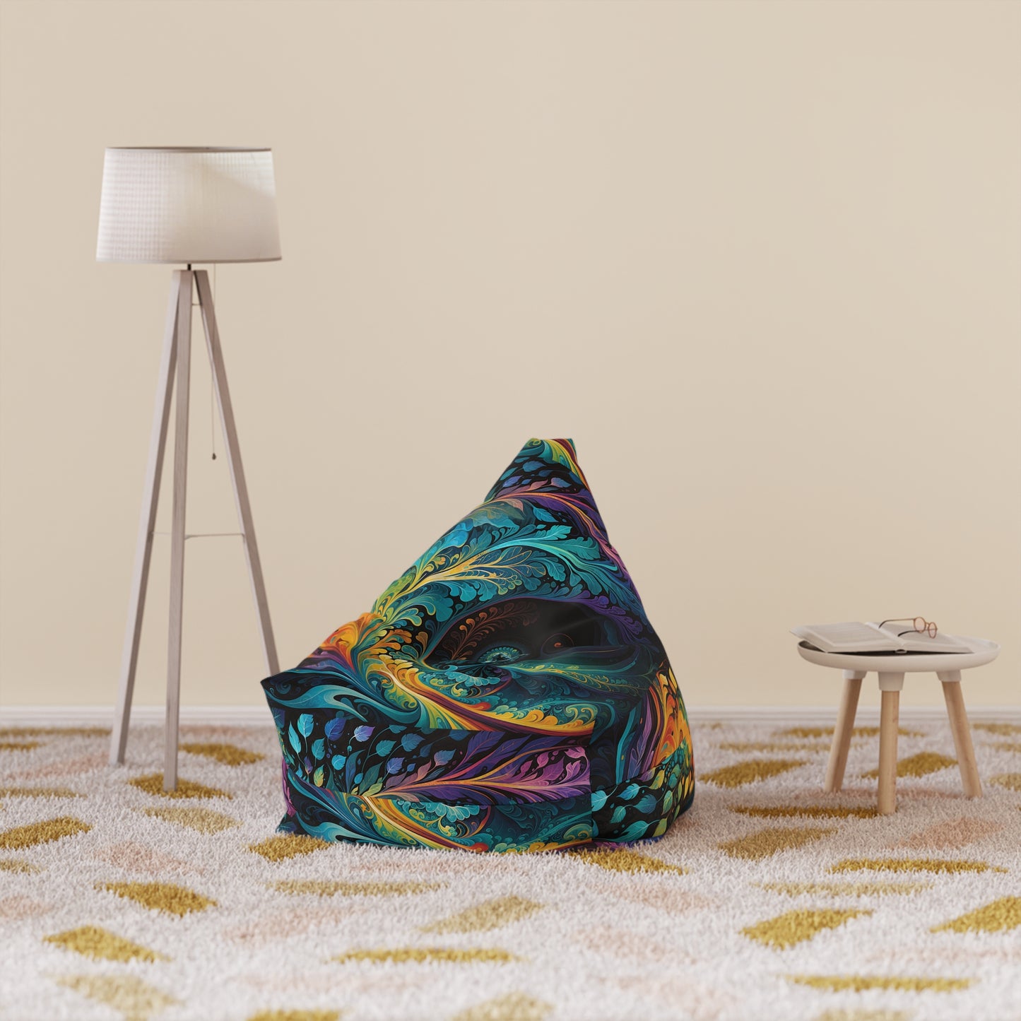 The Rhythm of Expression by Madland Bean Bag Chair Cover