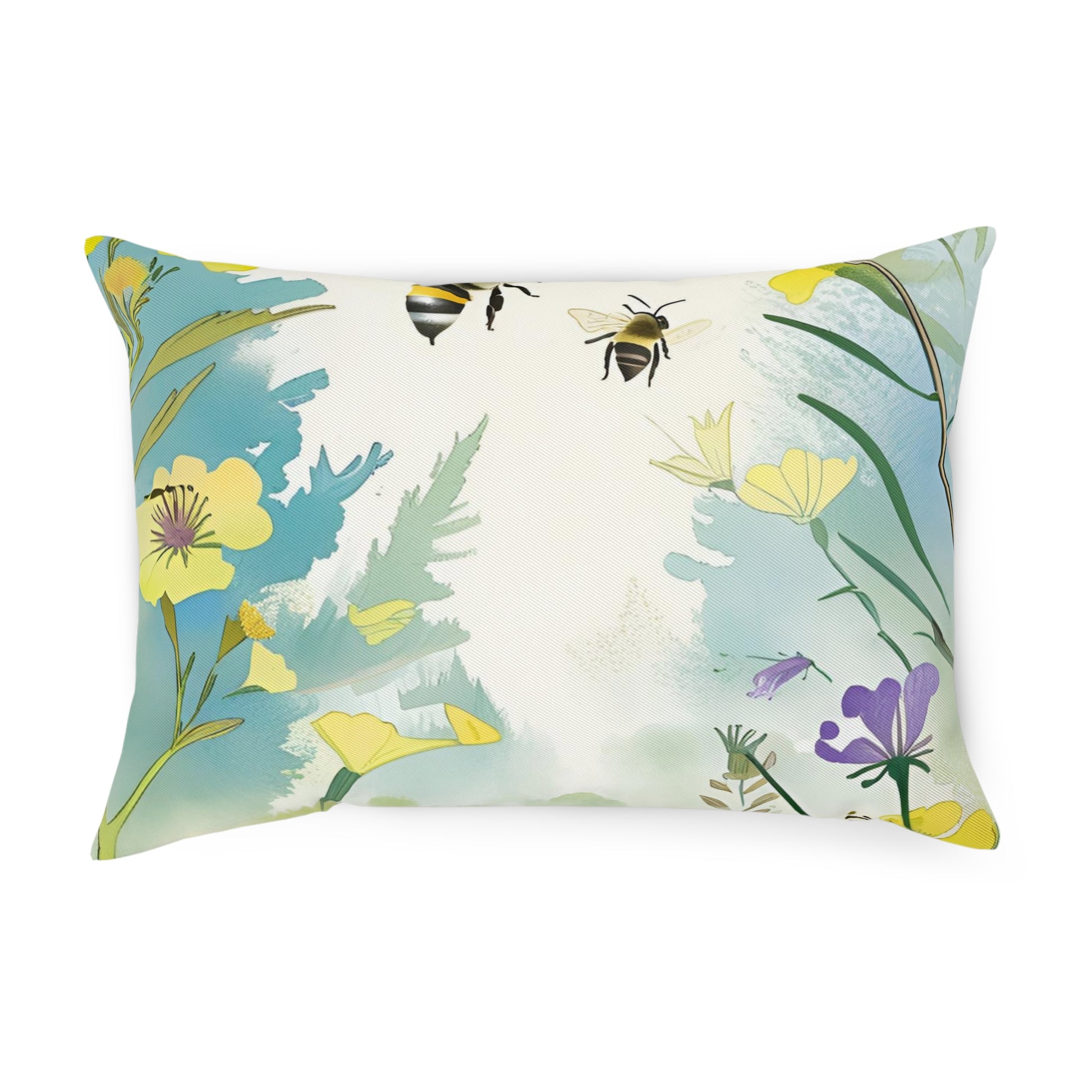 Bee Garden Eco-Friendly Pillow