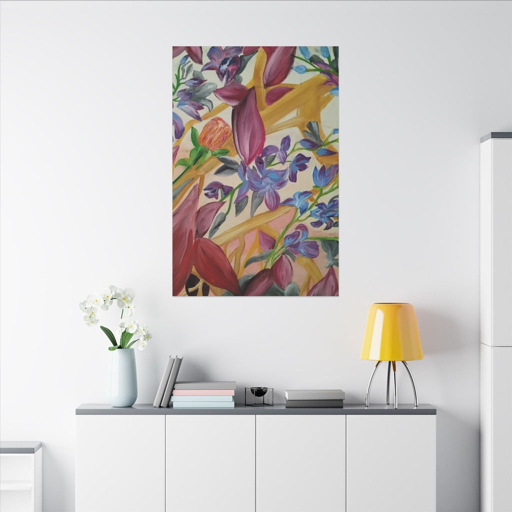 'A Dream of Flowers' Canvas