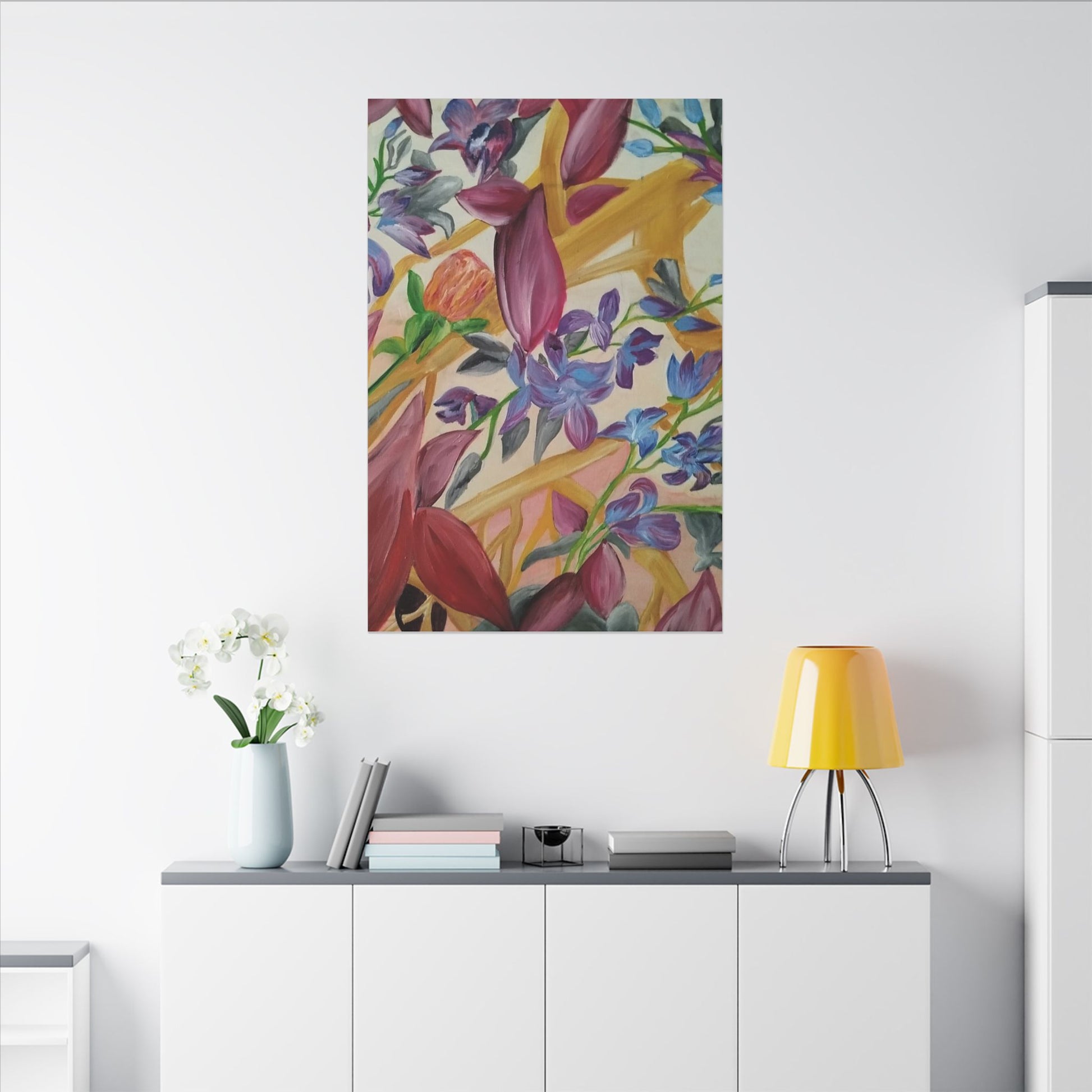 'A Dream of Flowers' Canvas