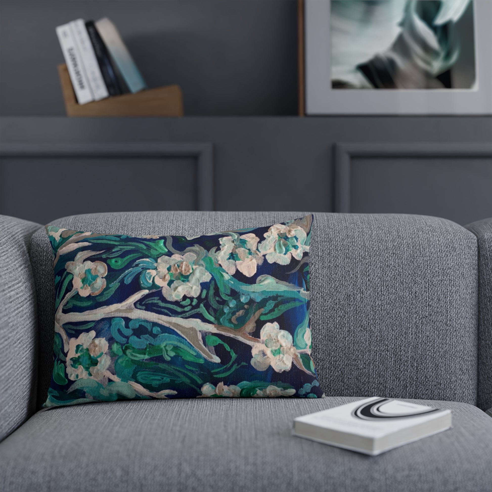 Flowers at Water by Almendrohome Pillow