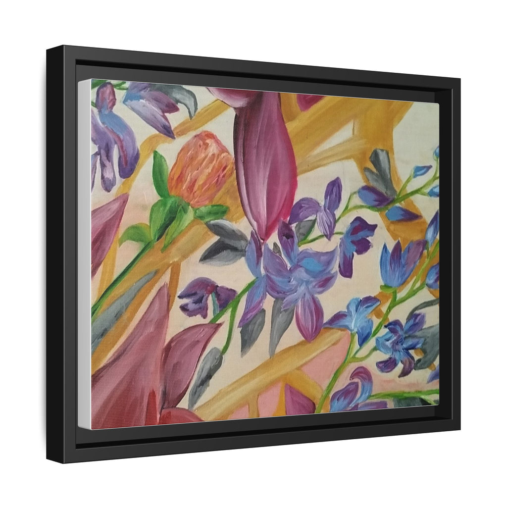 'A Dream of Flowers' Framed Canvas Art