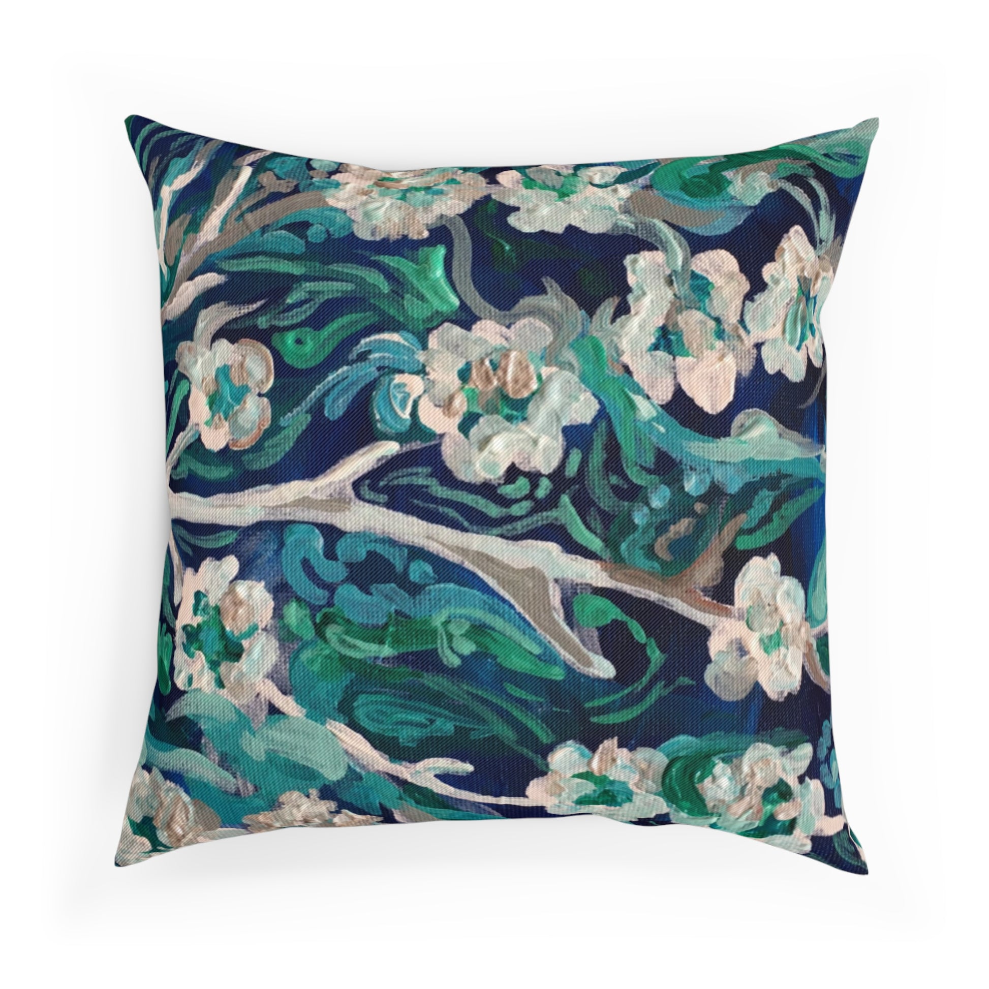 Flowers at Water by Almendrohome Pillow