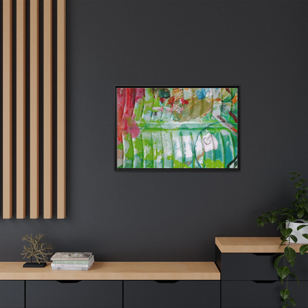 'A Mix of Life' Framed Canvas Art