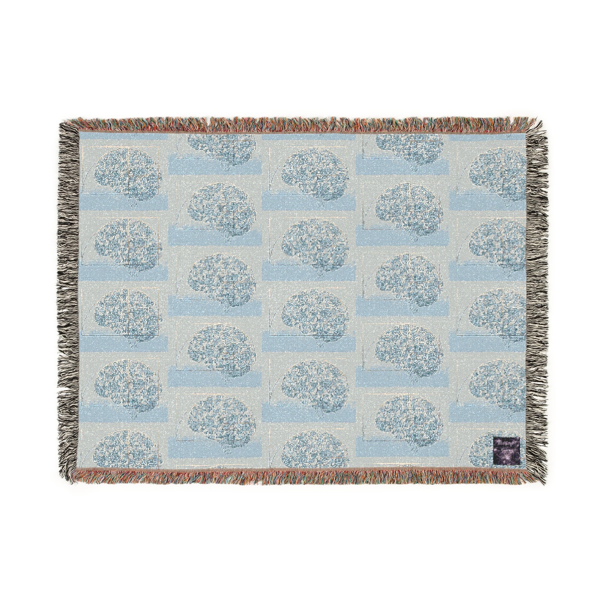 'Beautiful Mind' by  Nagihan Seymour  100% Cotton Cozy Blanket