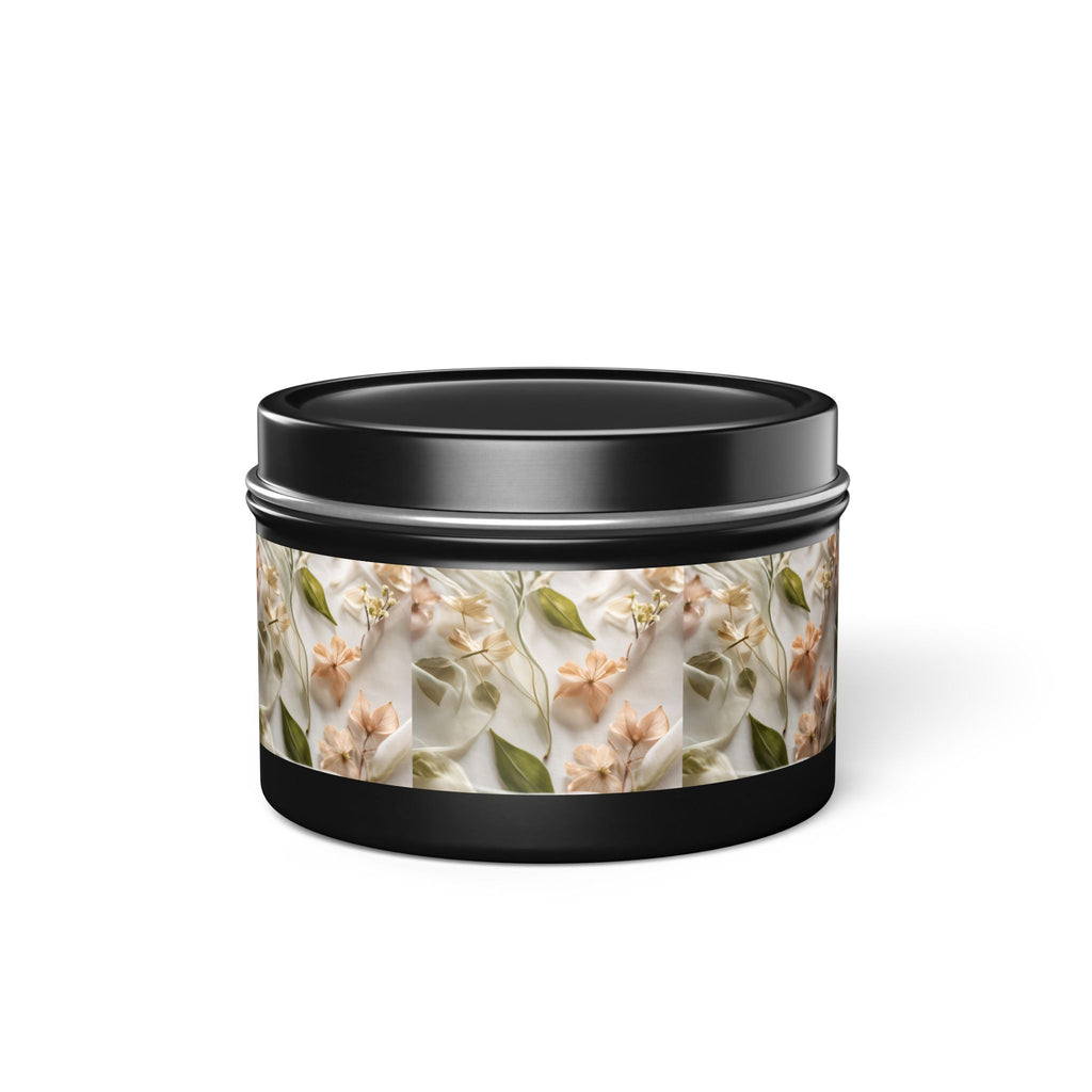 Botanical Elegance Tin Candles