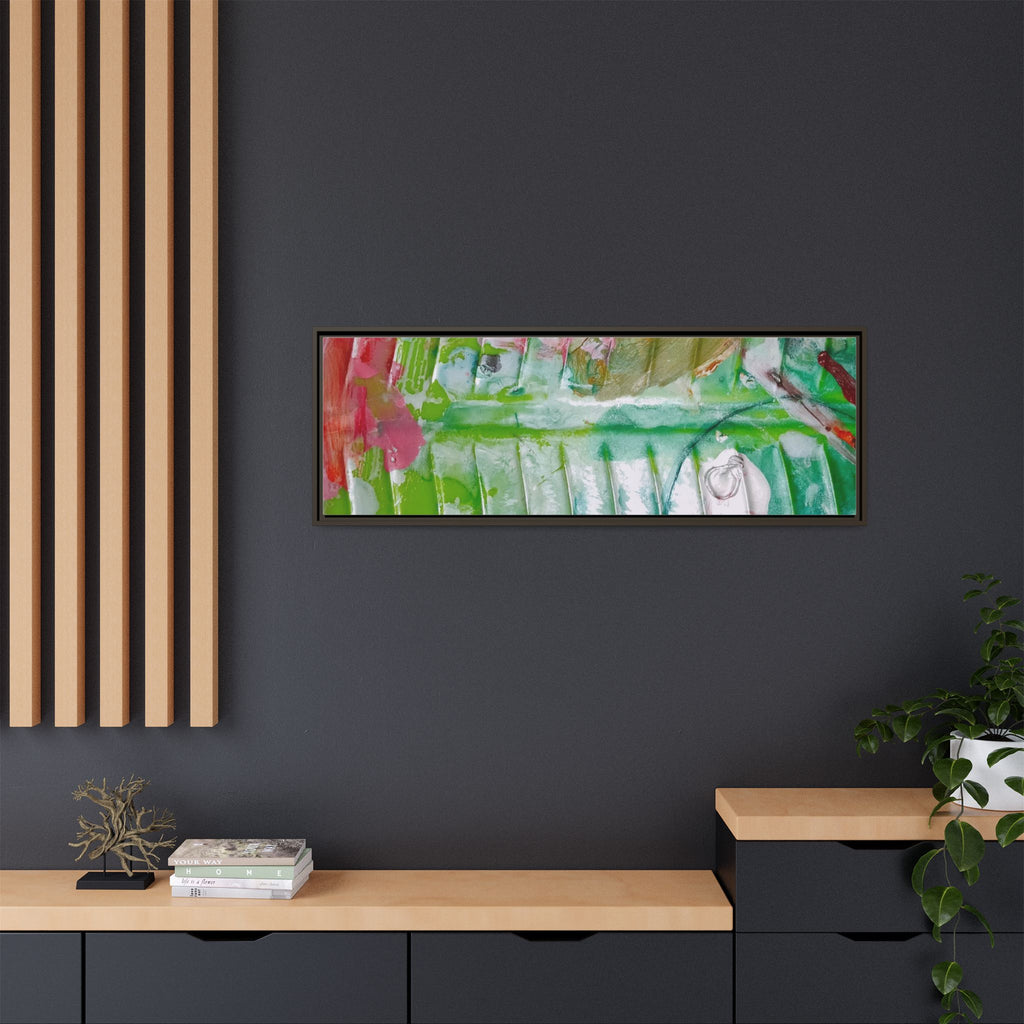 'A Mix of Life' Framed Canvas Art