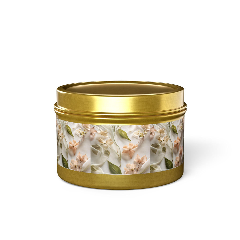Botanical Elegance Tin Candles