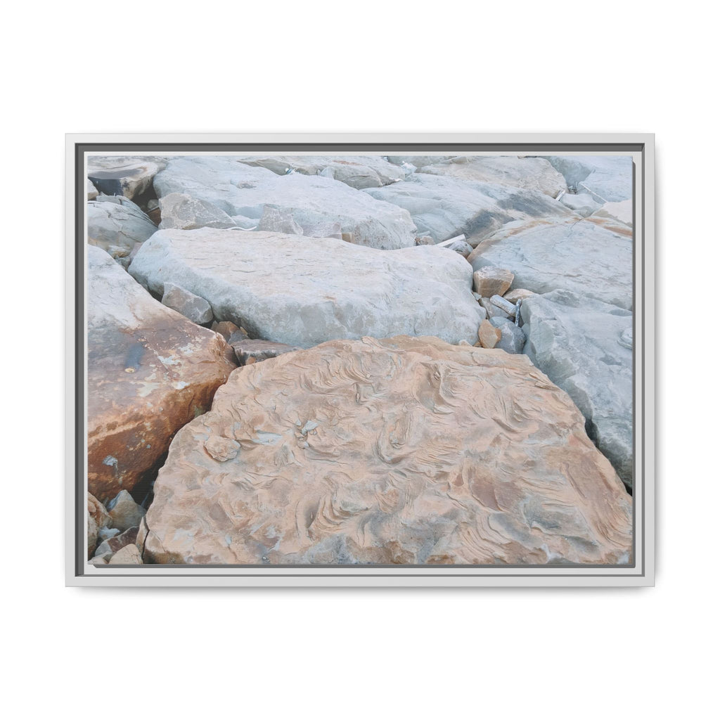 'A Time' Framed Canvas Art