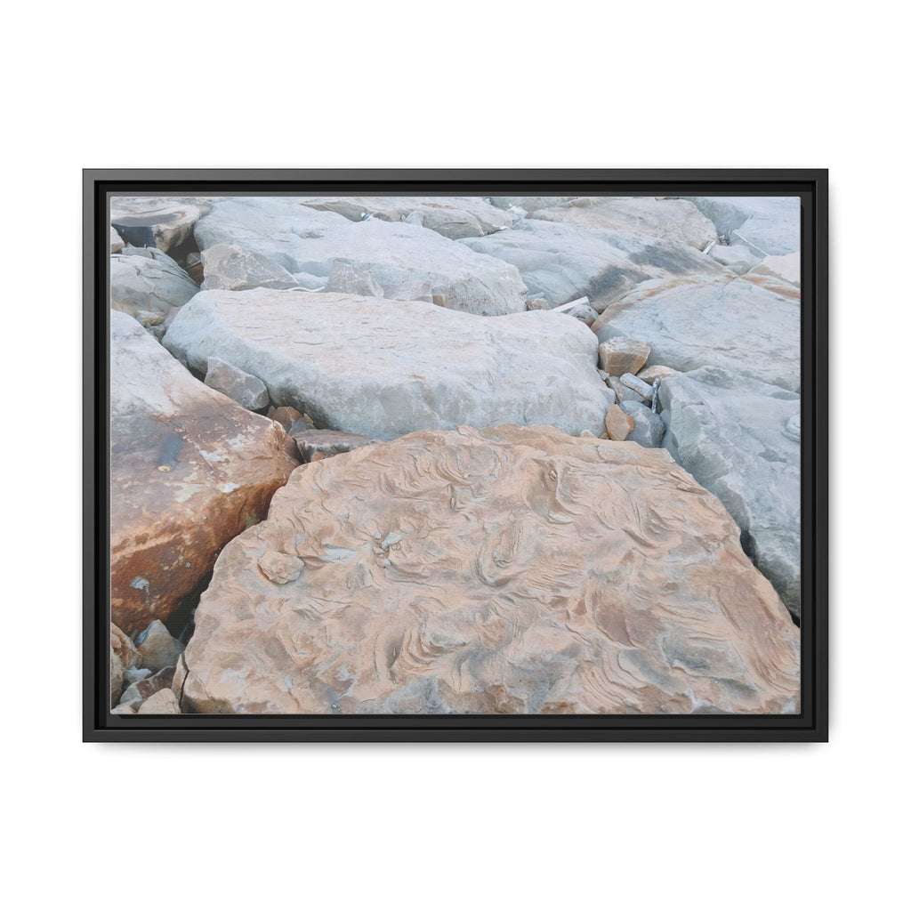 'A Time' Framed Canvas Art