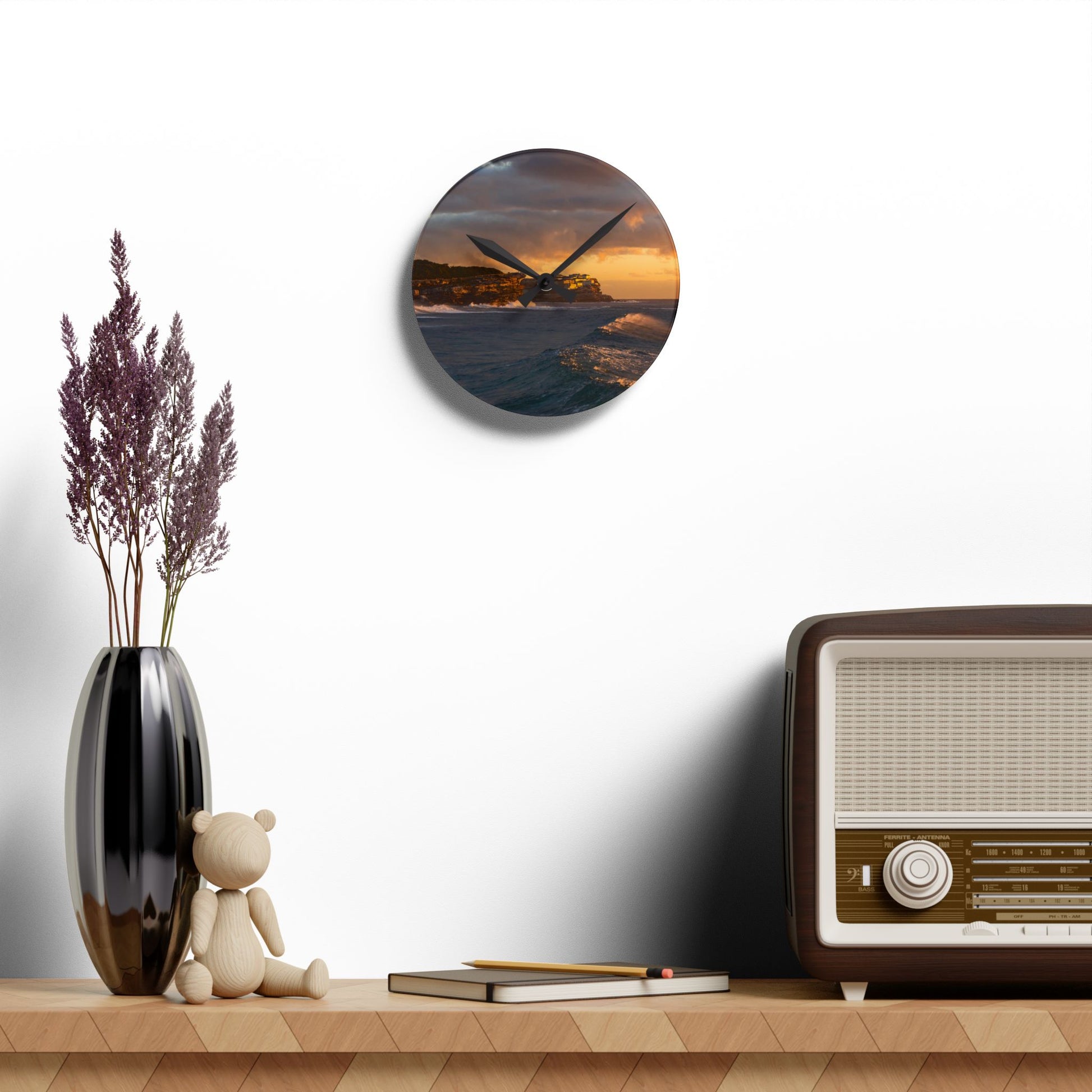 Bronte Surf Wall Clock