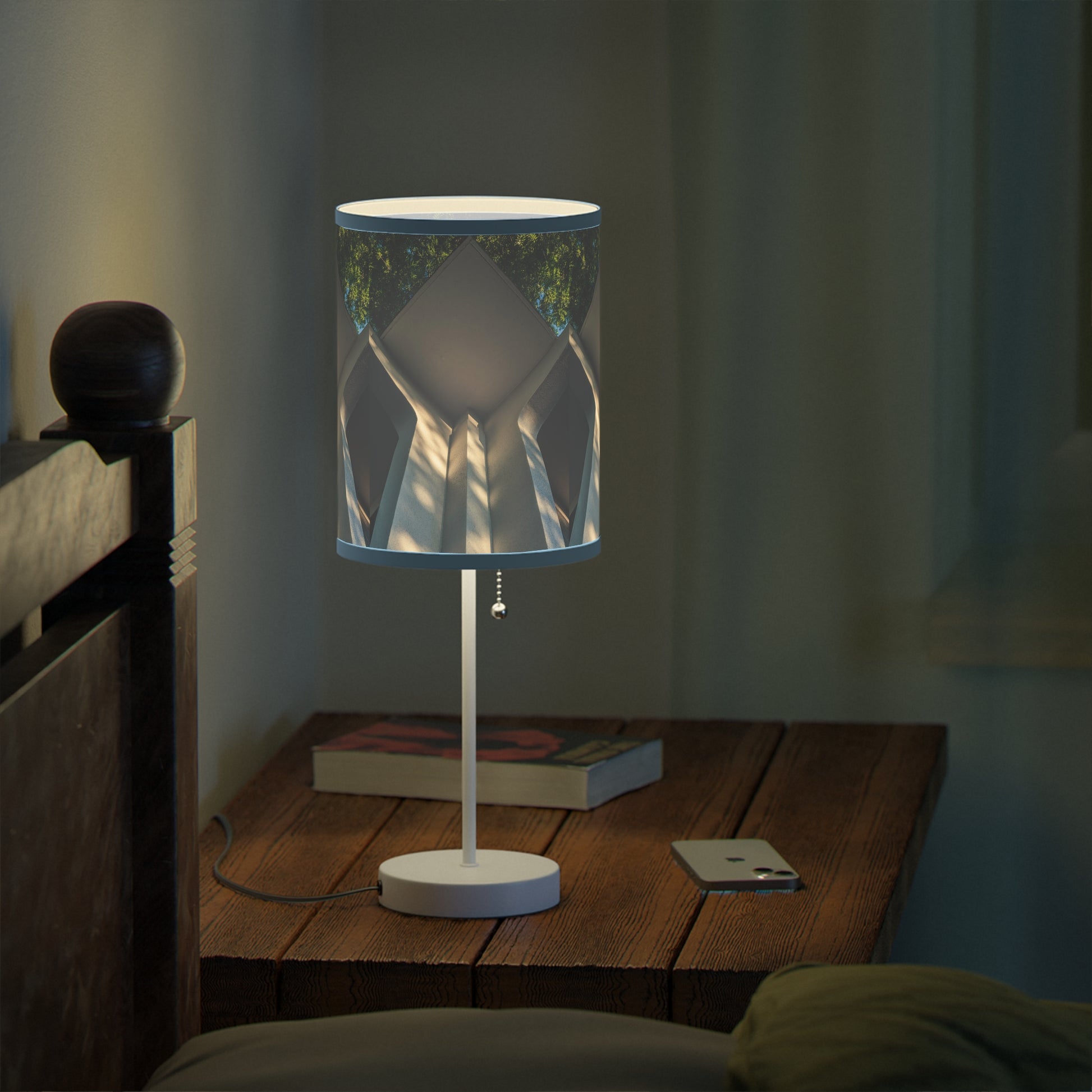 Geometric Corner Table Lamp