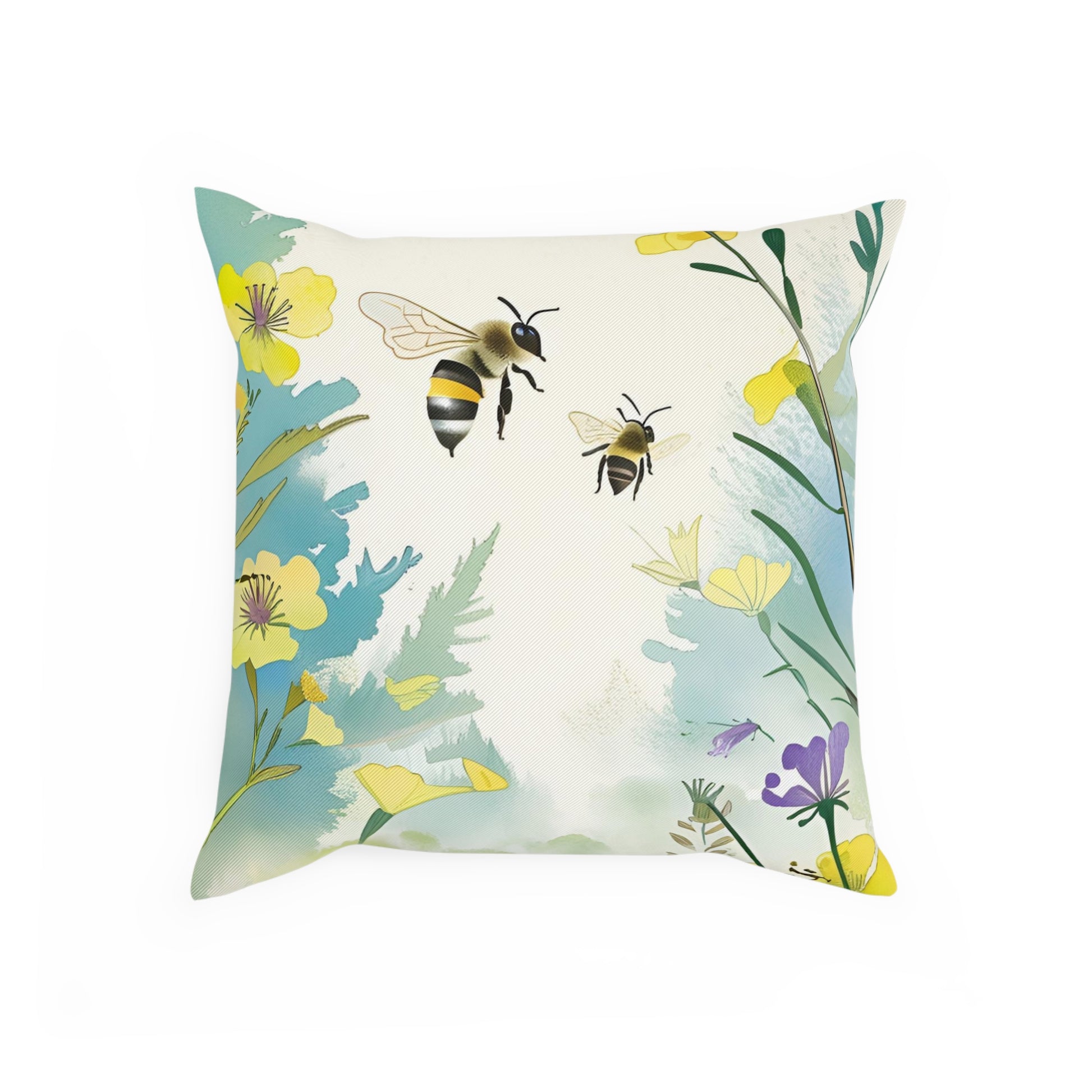 Bee Garden Eco-Friendly Pillow