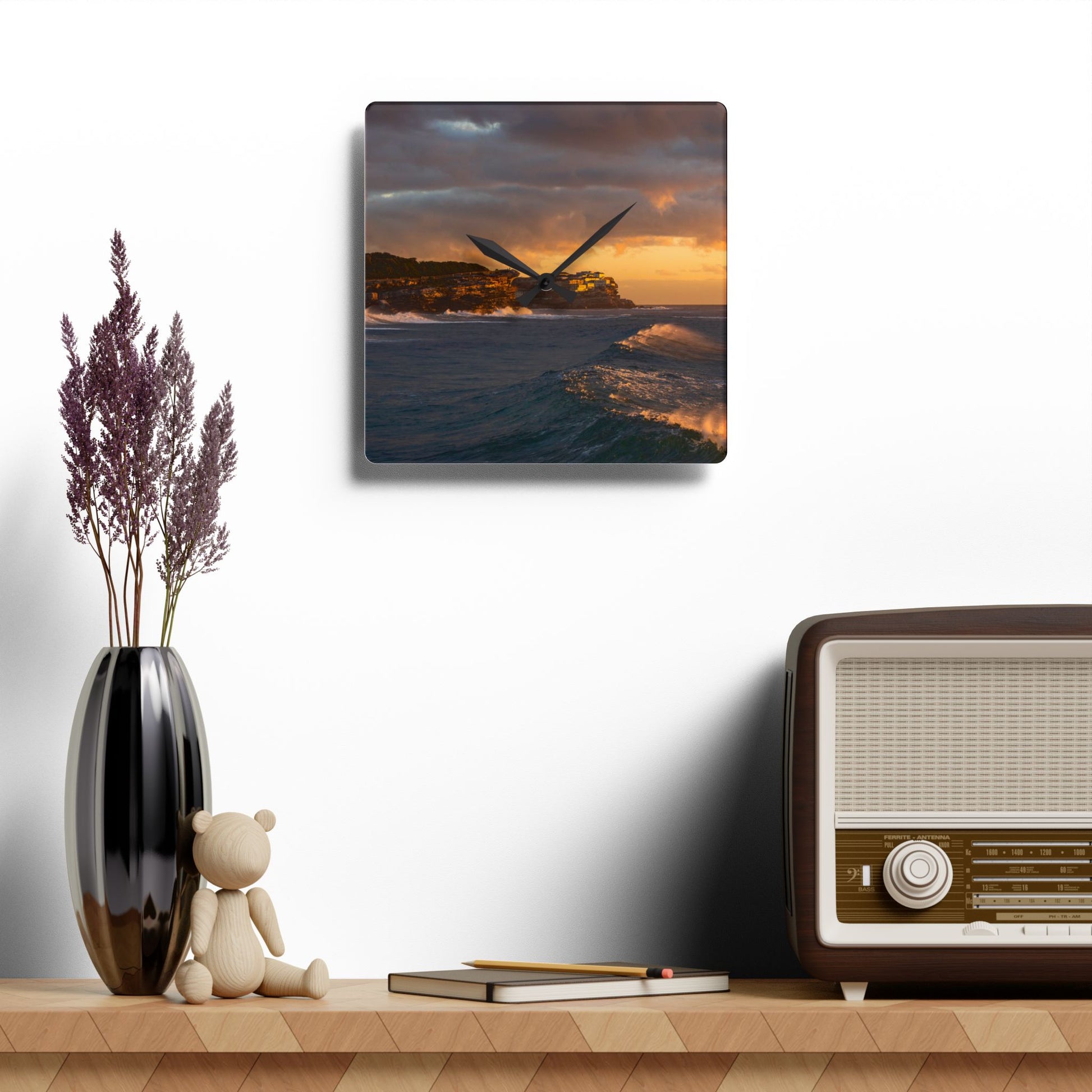 Bronte Surf Wall Clock
