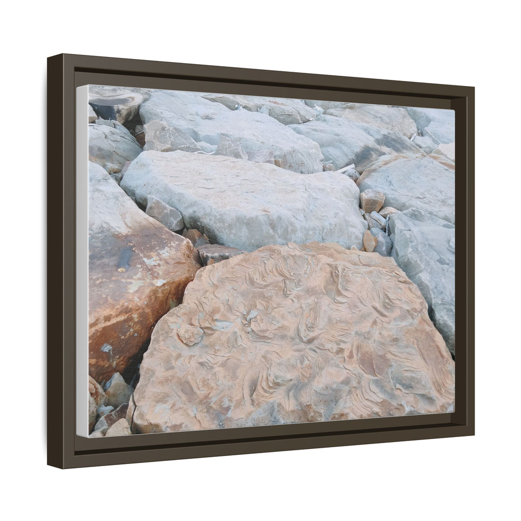 'A Time' Framed Canvas Art