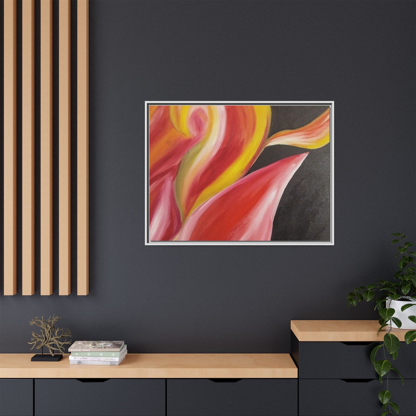 'A Autistic Phoenix' Framed Canvas Art