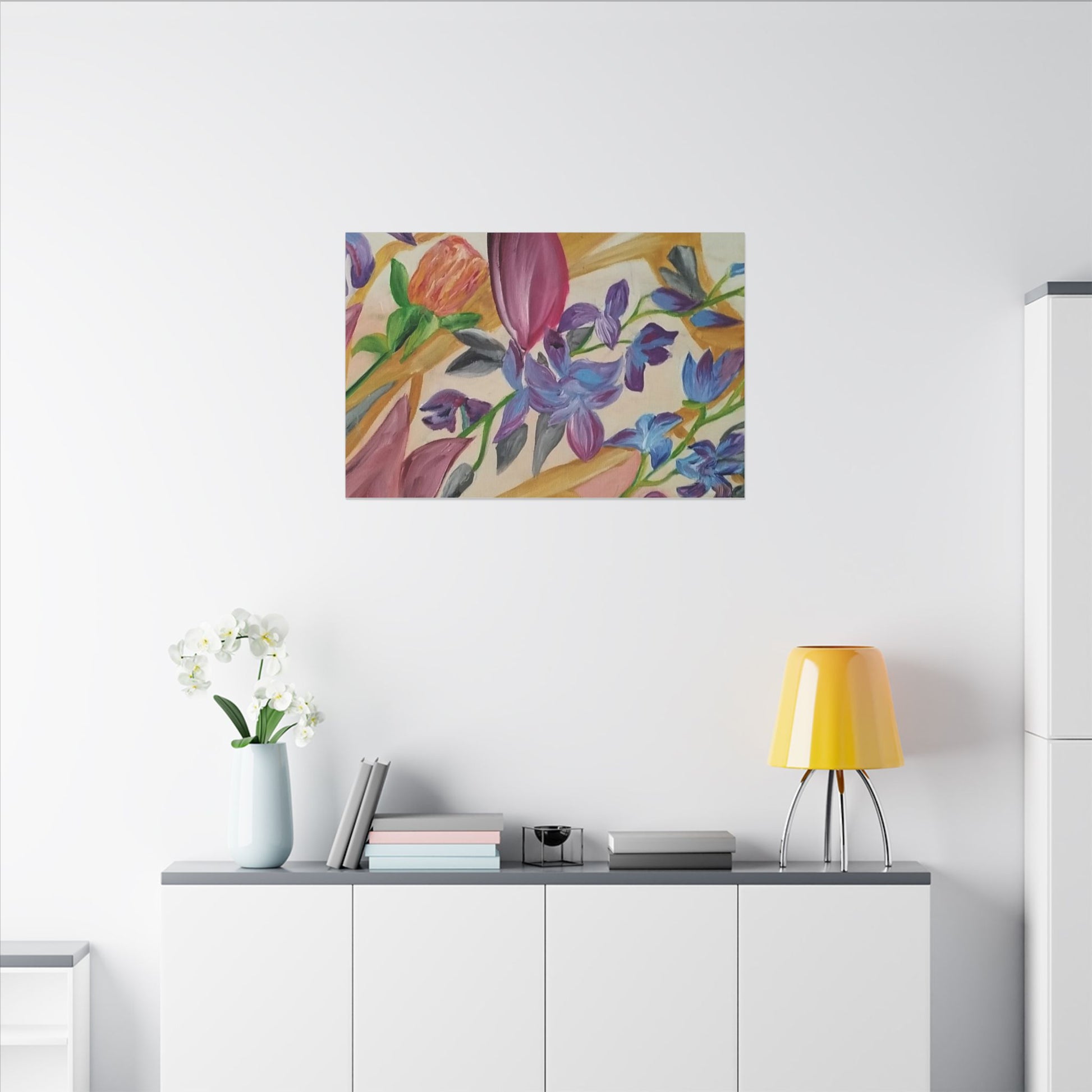 'A Dream of Flowers' Canvas