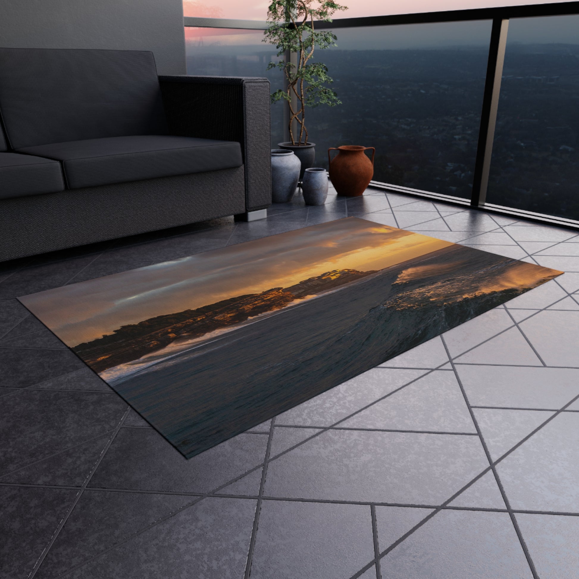 Bronte Surf Outdoor Rug