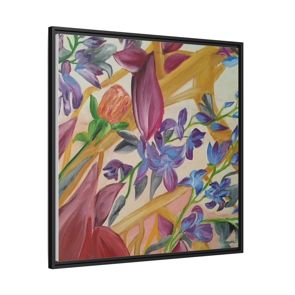 'A Dream of Flowers' Framed Canvas Art