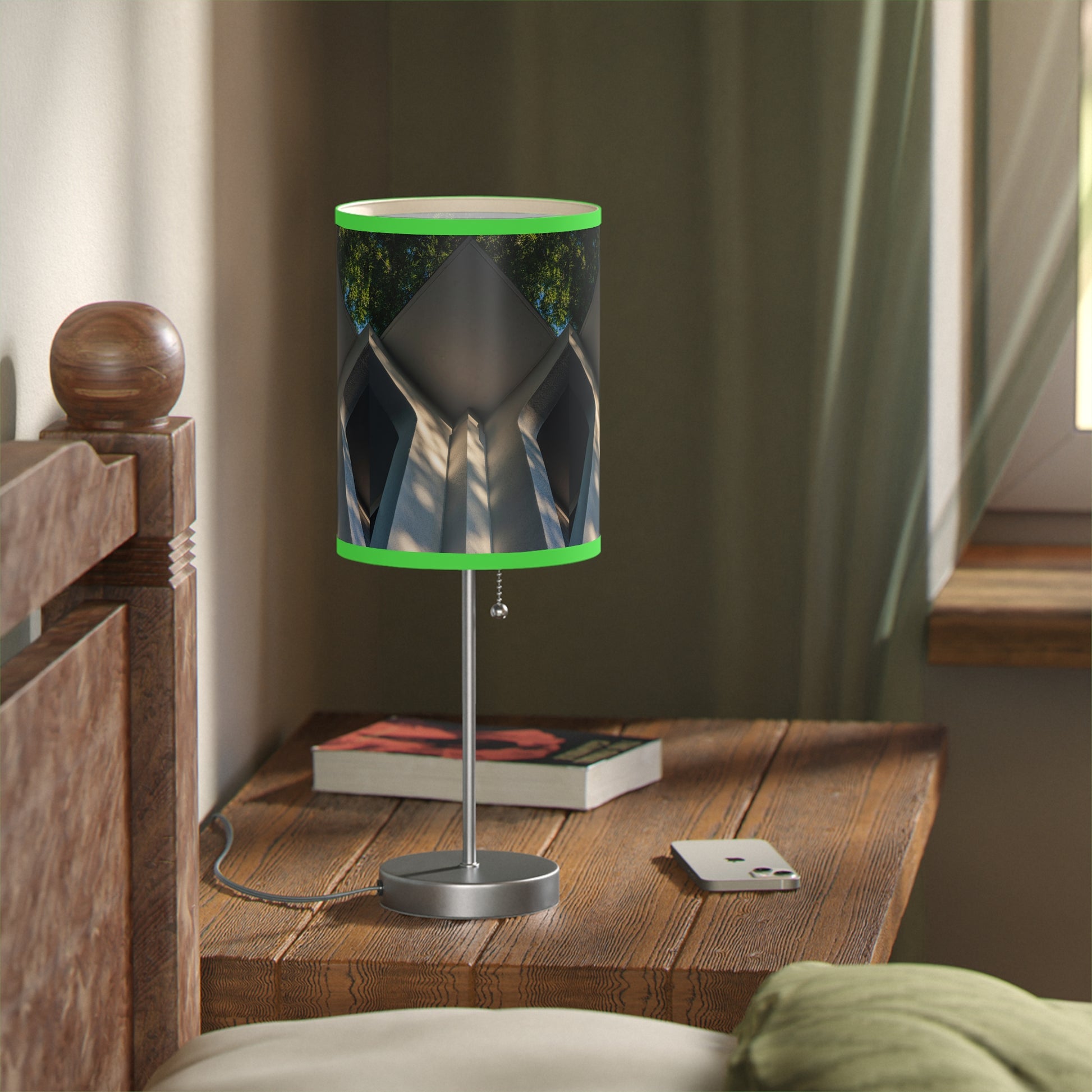 Geometric Corner Table Lamp
