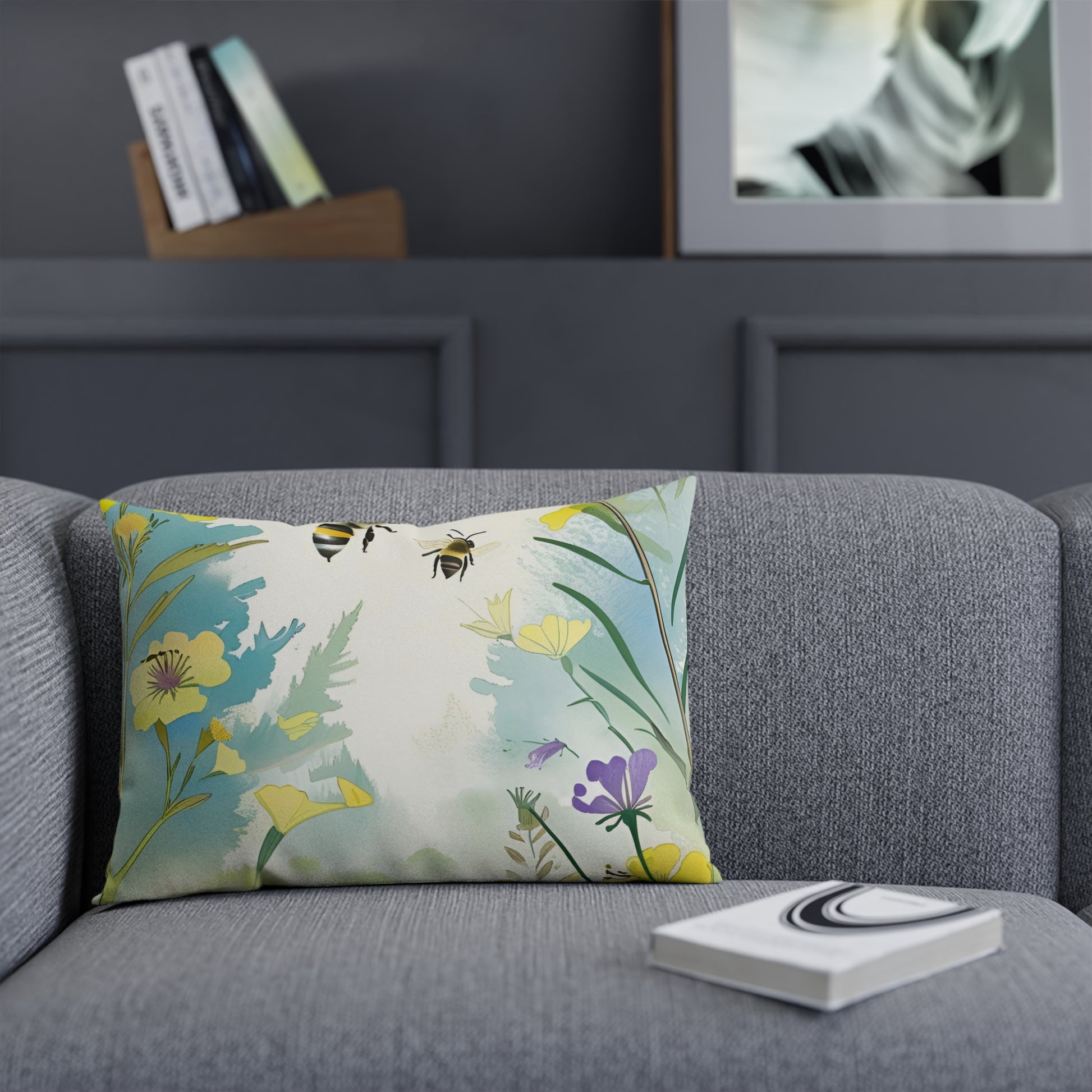Bee Garden Eco-Friendly Pillow