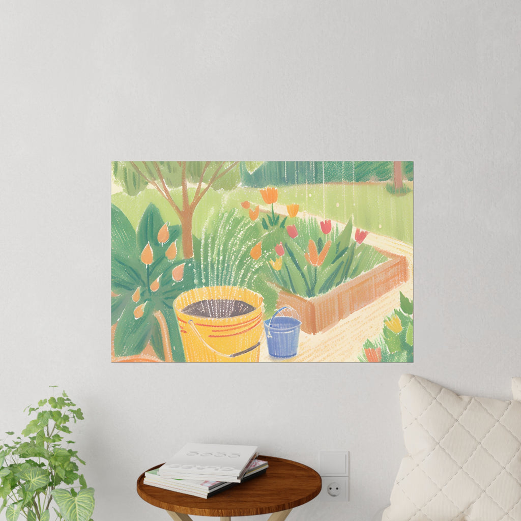 Rain Garden Wall Decals