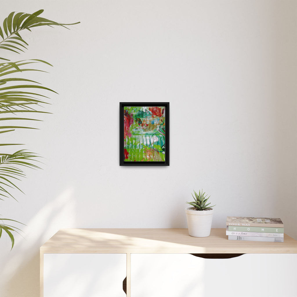 'A Mix of Life' Framed Canvas Art