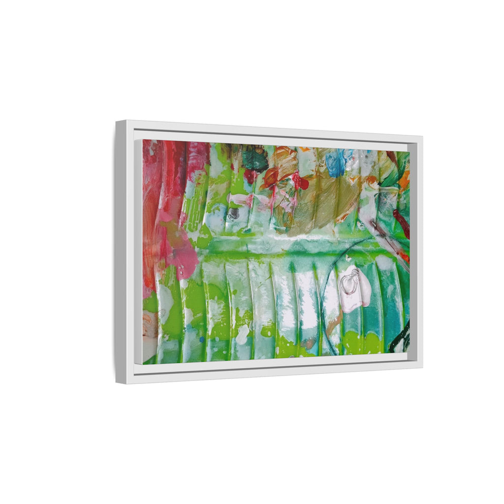 'A Mix of Life' Framed Canvas Art
