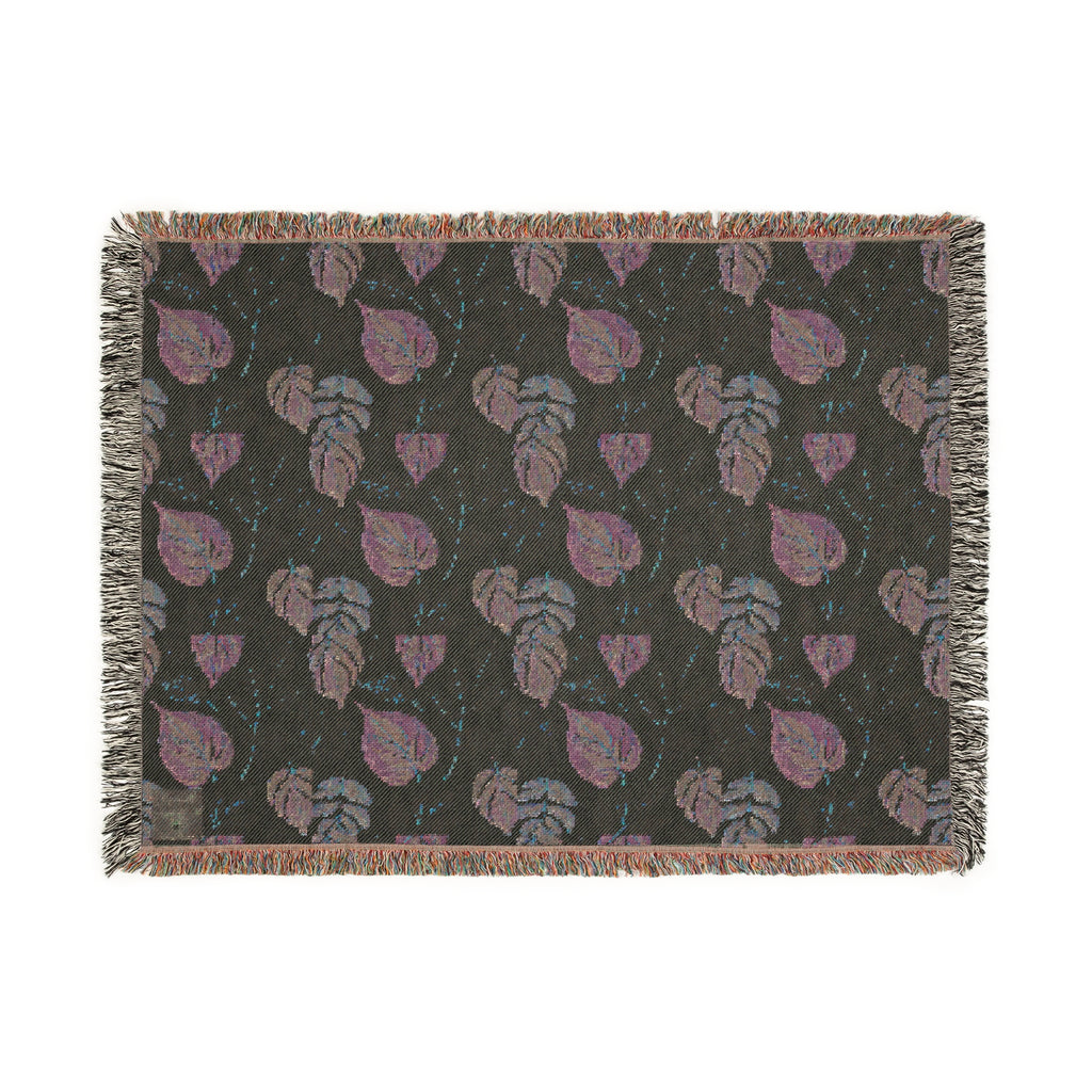Calm Leaves 100% Cotton Cozy Blanket