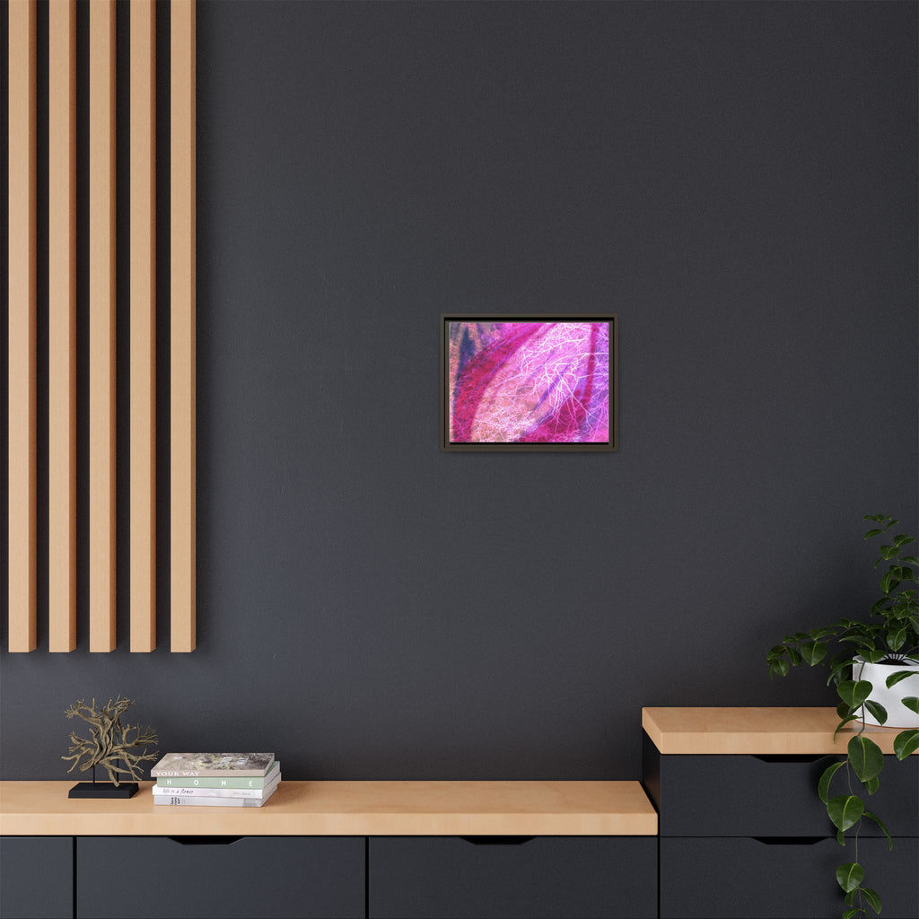 'A Bloom' Framed Canvas Art