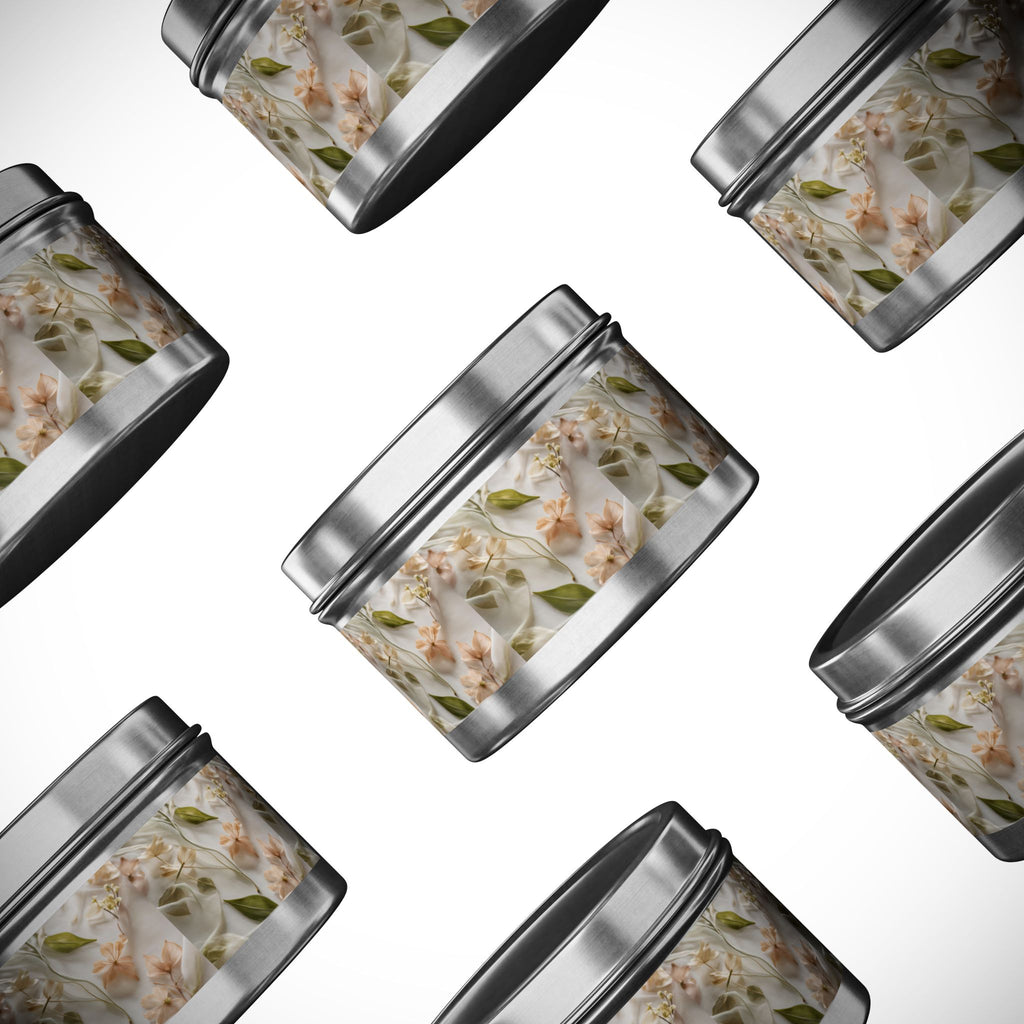 Botanical Elegance Tin Candles