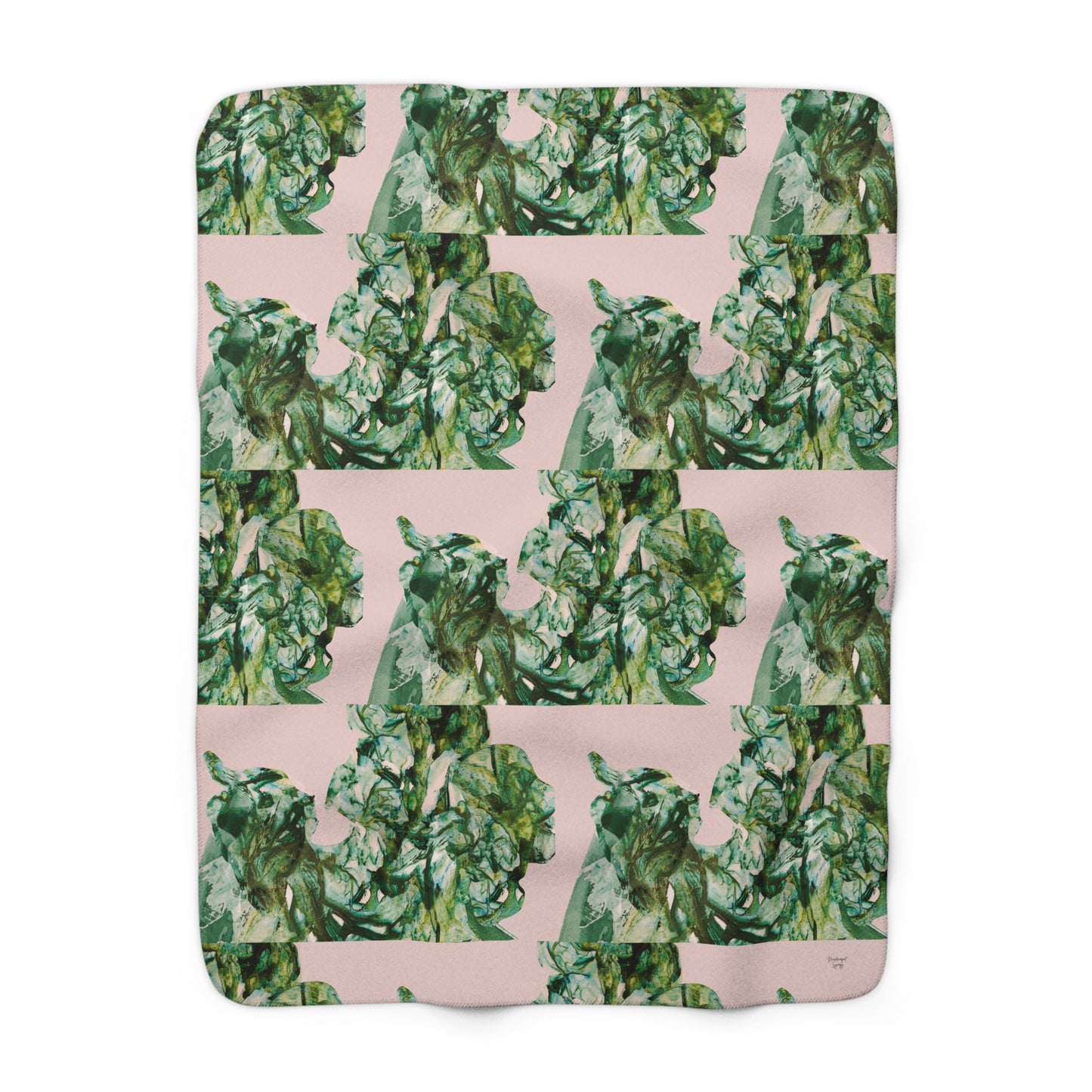 Vegetating  by Lu Meng  Sherpa Fleece Blanket