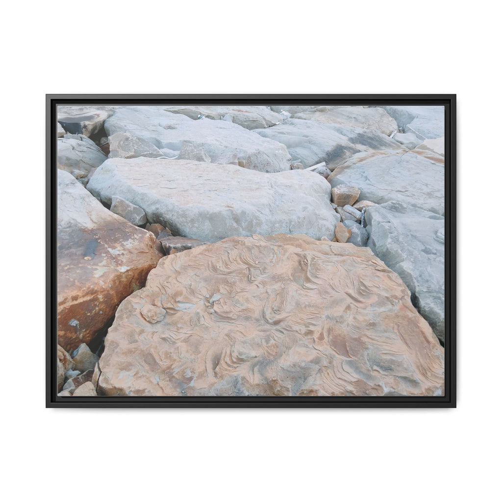 'A Time' Framed Canvas Art