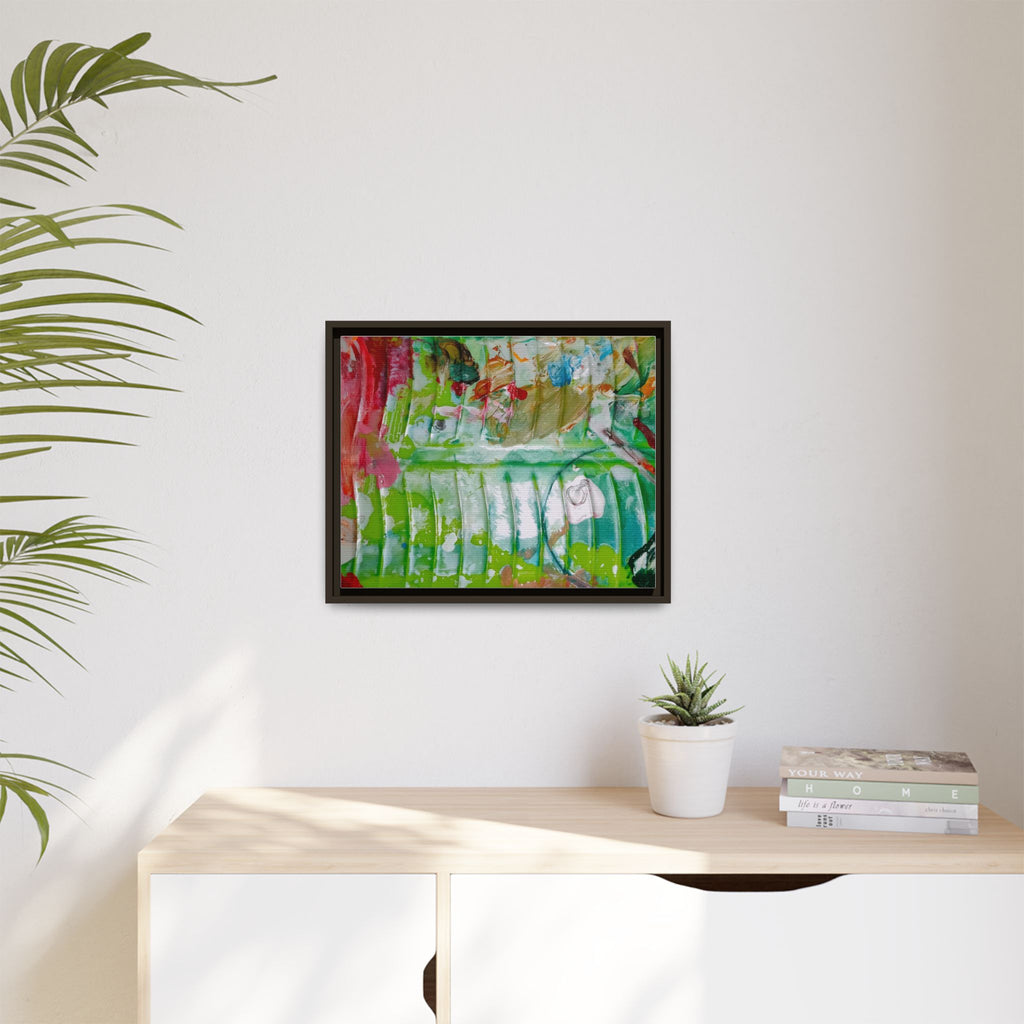 'A Mix of Life' Framed Canvas Art