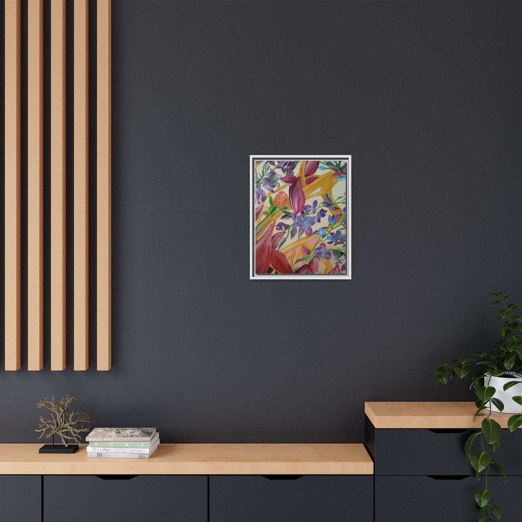 'A Dream of Flowers' Framed Canvas Art