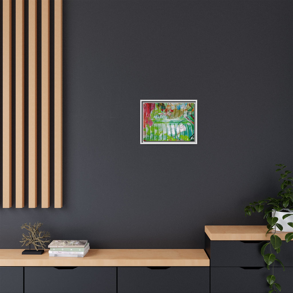 'A Mix of Life' Framed Canvas Art