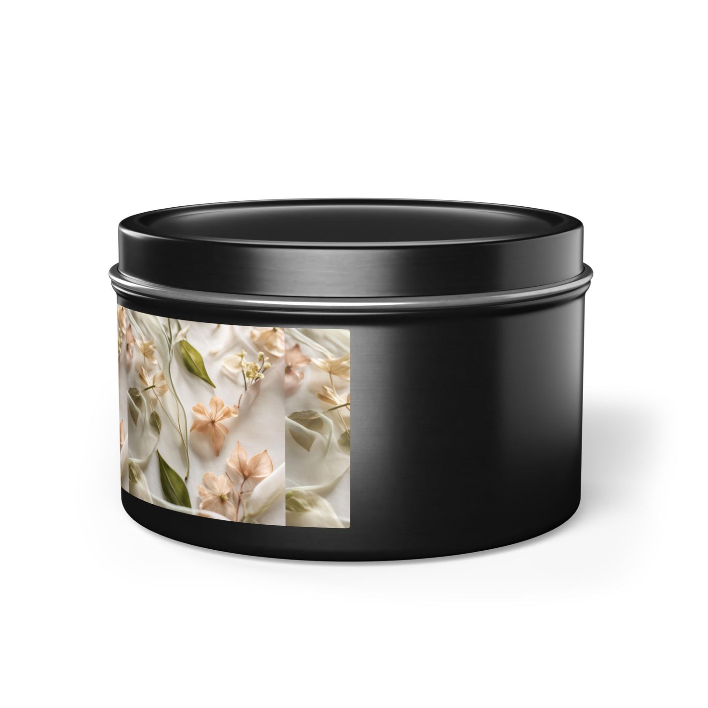 Botanical Elegance Tin Candles