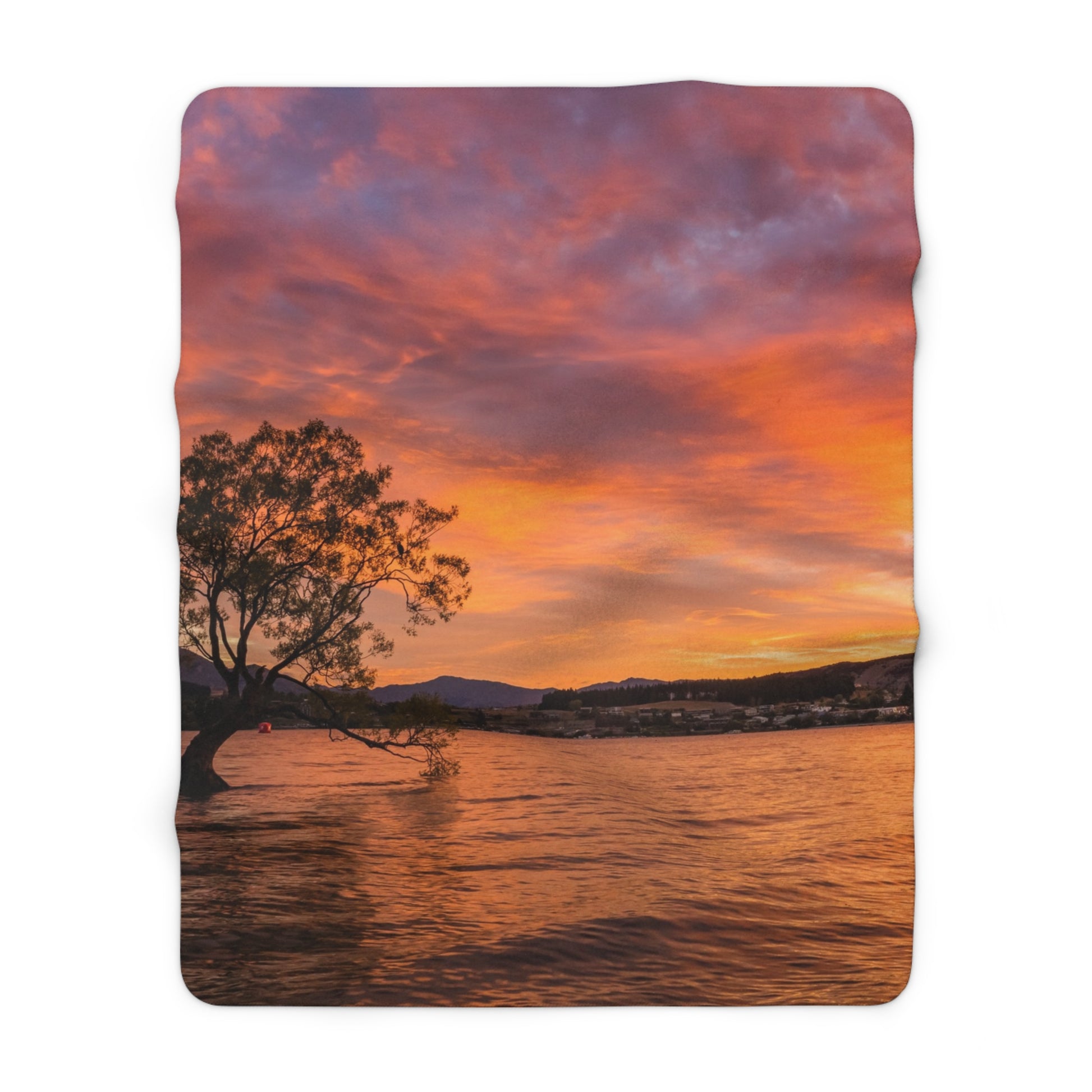 Wanaka Queenstown Fleece Blanket
