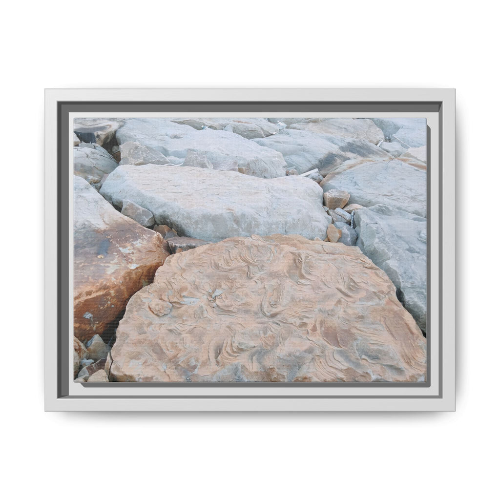 'A Time' Framed Canvas Art