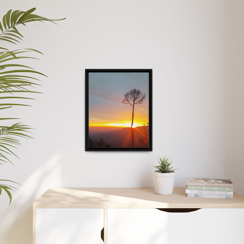 'A Root Light'  Framed Canvas Art