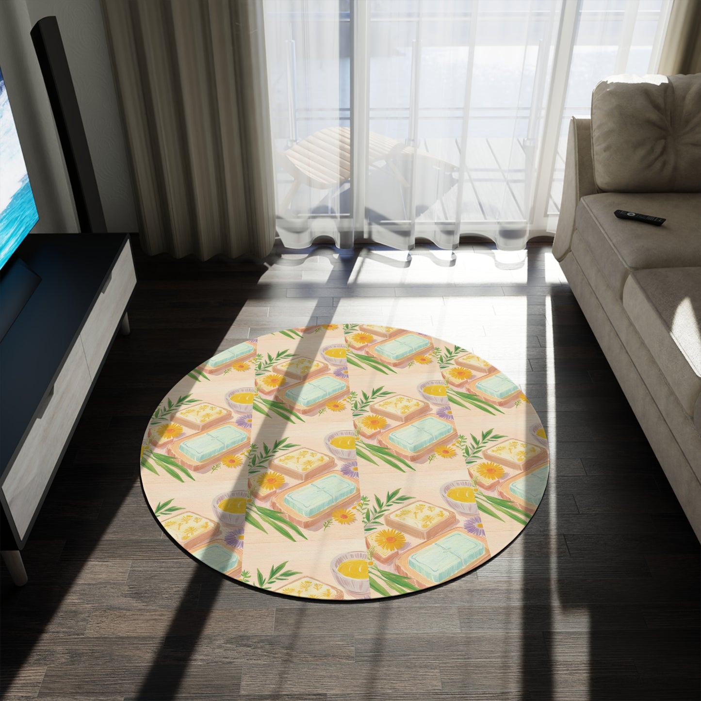Soap Round Rug