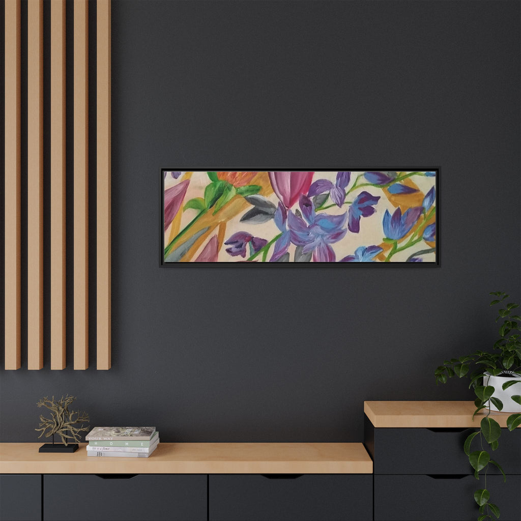 'A Dream of Flowers' Framed Canvas Art