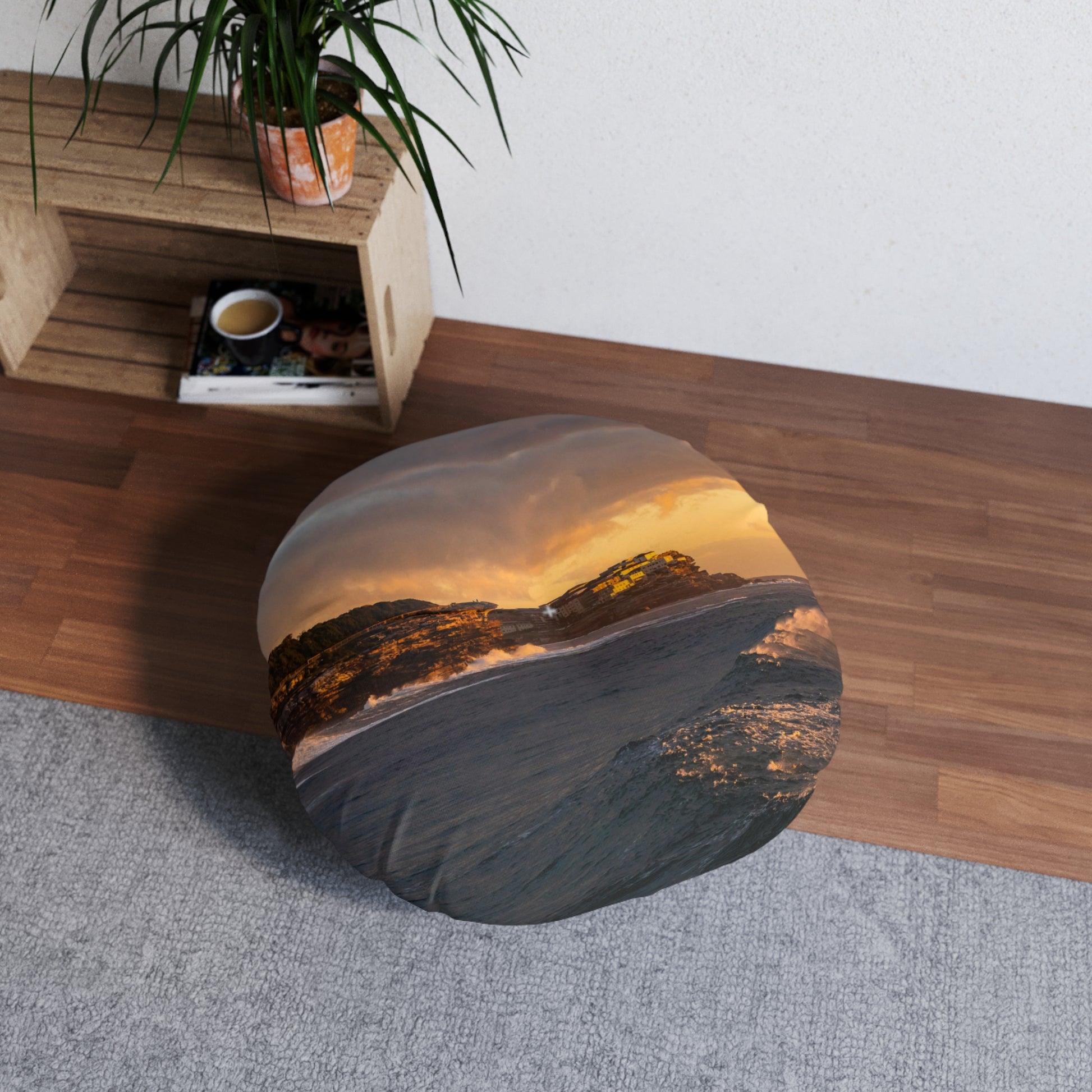 Bronte Surf Tufted Floor Pillow