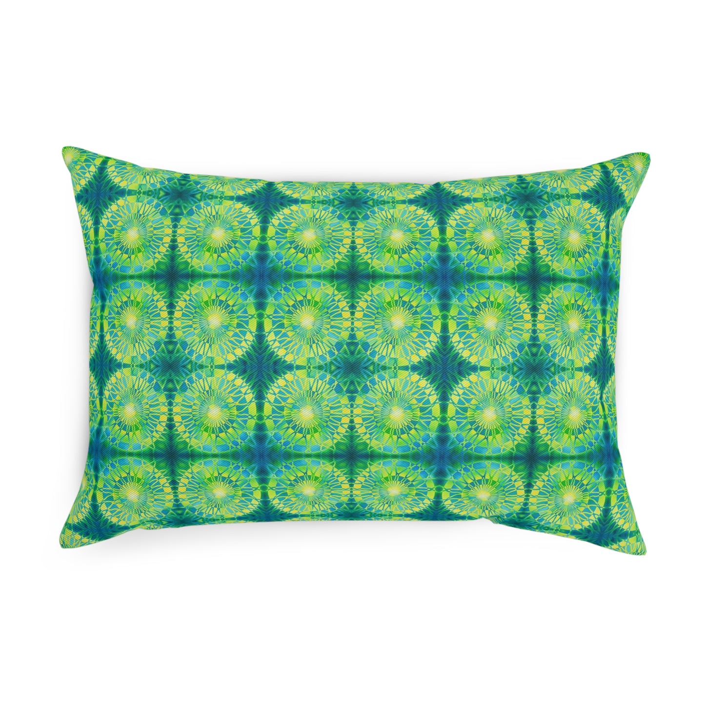 Safety Net Circles by Uta Feinstein Pillow