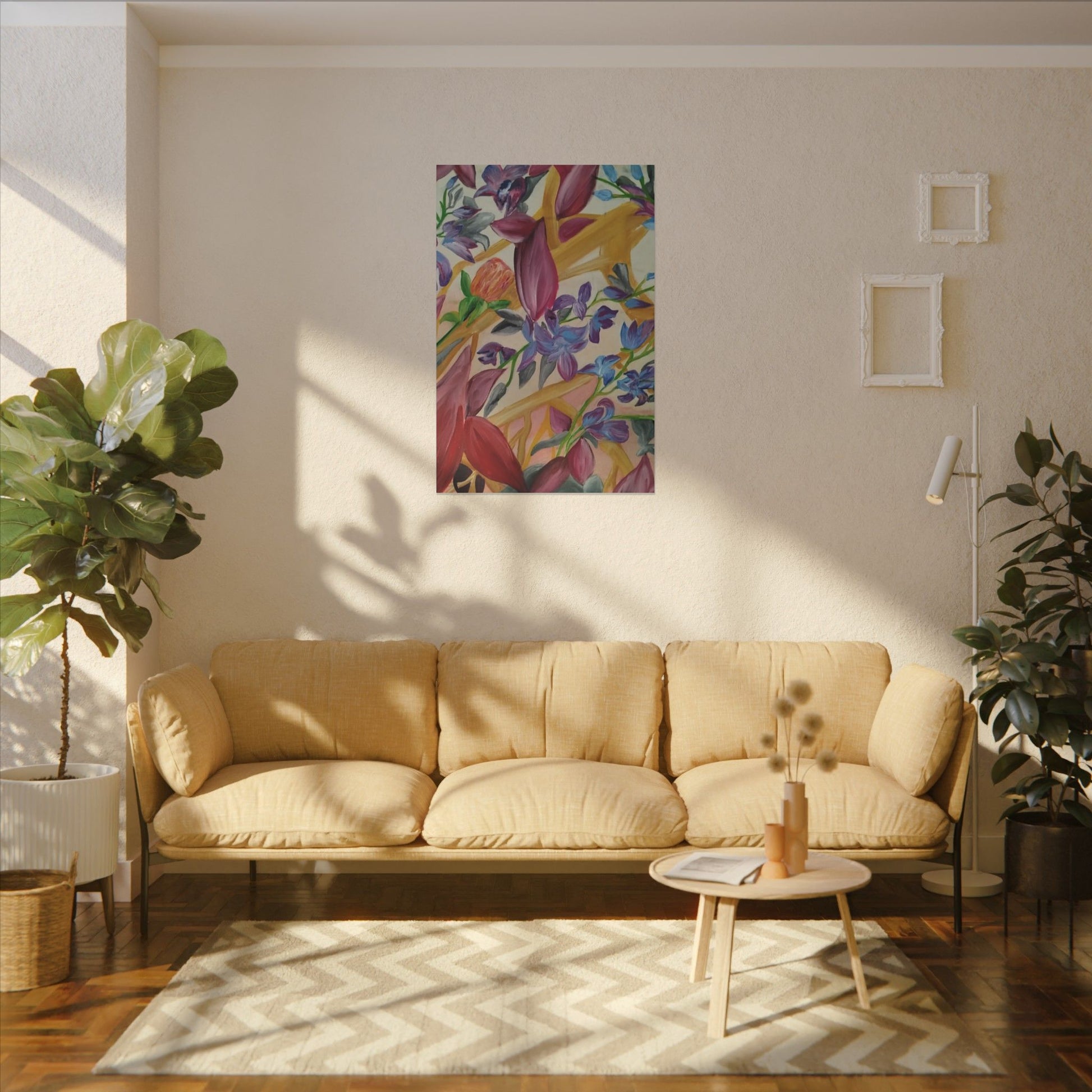 'A Dream of Flowers' Canvas