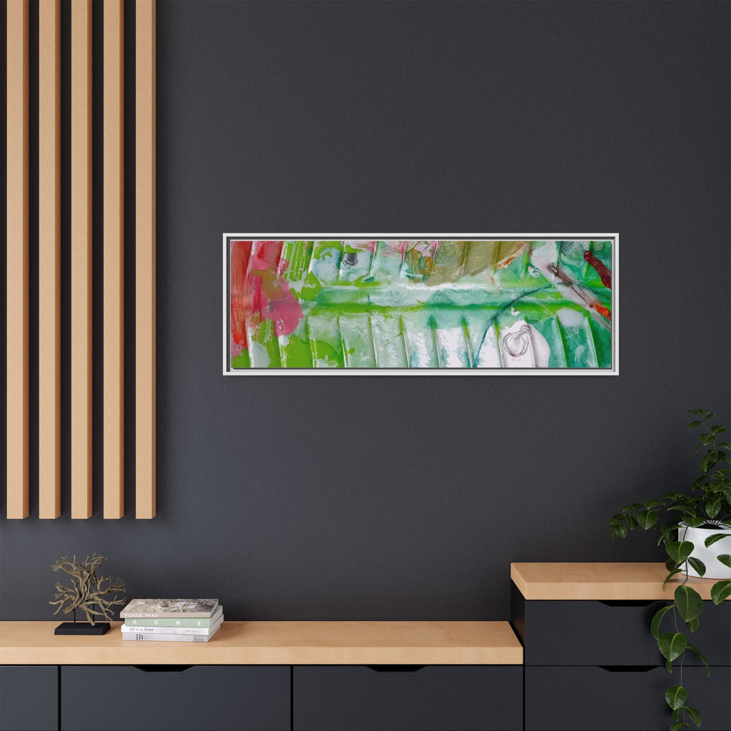 'A Mix of Life' Framed Canvas Art